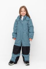 CROCKID Комбинезон ВК 60123/н/1 ГР (92-122) зелёный риф, цветы у пруда