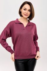275642 Lika Dress Джемпер Бордовый