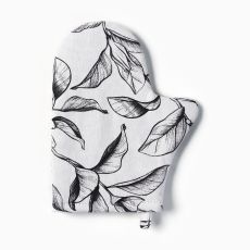 Варежка-прихватка «Доляна» Plant leaves, 20×27 см, 100% хлопок, 250 г/м²