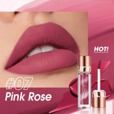 Матовая губная помада O.TWO.O New Trending Lip Gloss Marbling Water Proof Matt Finish Lip Stick № 7 Pink Rose