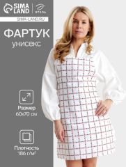 Фартук Этель Flower Cage 60×70 см, 100% хлопок, рогожка 186 г/м²