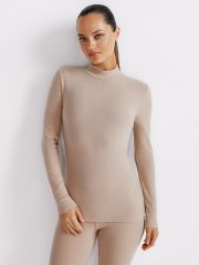 486933 Omsa Лонгслив Beige (Бежевый)