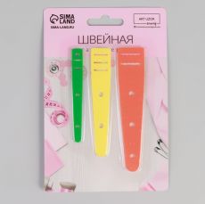 Набор приспособлений для вдевания резинки, 3 шт 1544562