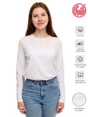 239762 Апрель Лонгслив белый+букеты
