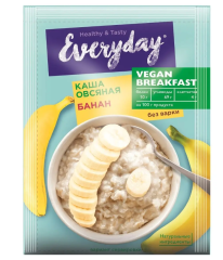 EVERYDAY VEGAN BREAKFAST КАША ОВСЯНАЯ БАНАН 36г ПАКЕТ