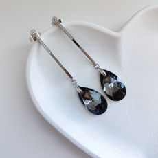 Серьги с кристаллами Swarovski