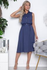 П10490 Платье LADY TAIGA Темно-синее