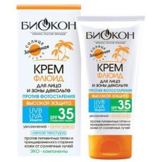 2380231 Крем-флюид для лица и зоны декольте Биокон SPF-35, туба, 75 мл
