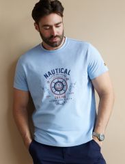 543940 VILATTE Футболка голубой меланж_regatta