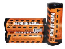 Пакет мусор Полосатик особ.120л