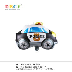 В0447 Шар фольга Police в уп.50*48