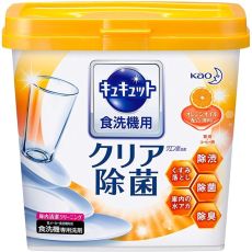 259844	 Средство д/мытья посуды KAO Cucute Citric Acid Effect Orange в посудомоеч машине порошок 680гр/короб