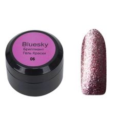 Bluesky Гель-краска для ногтей / Brilliant 06BR, вишневый, 8 мл