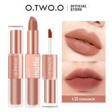 Матовая помада и блеск O.TWO.O Lip Glaze Lipstick № L12 Cinnamon 6.5 g