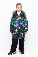 CROCKID Комбинезон ВК 60120/н/7 ГР черный, яркое граффити