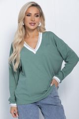 Б11385 Джемпер LADY TAIGA Олива