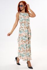 538317 Lika Dress Платье Белый/Бежевый