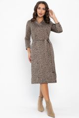 П13751-19М LT Collection Платье коричневый