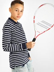 SP290-1BU Соль&Перец Джемпер темно-синий-белый