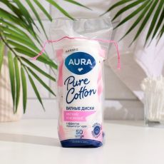 784654 Ватные диски Aura, 50 шт