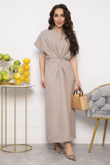 538136 LT Collection Платье серо-коричневый