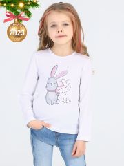 269099 Апрель Лонгслив белый