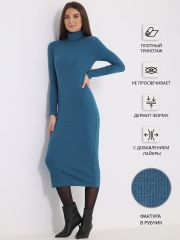 328012 Апрель Платье темная морская волна