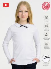 338943 Апрель Лонгслив белый