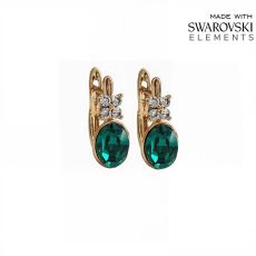 Серьги с кристаллами Swarovski