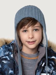 550604 NIKASTYLE Шапка серо-голубой