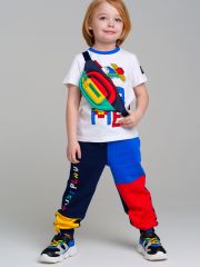 12412115 PLAYTODAY Брюки тёмно-синий,разноцветный