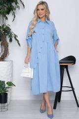 П10542 Платье LADY TAIGA Голубое хит