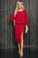 П12012 Платье LADY TAIGA Красное