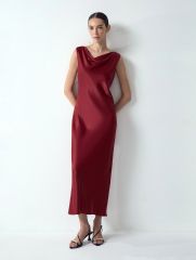 Платье макси из 100% вискозы, PL1600/lea