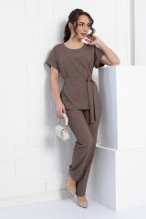 511187 LT Collection Костюм кофейный