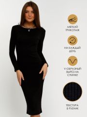 261626 Апрель Платье черный