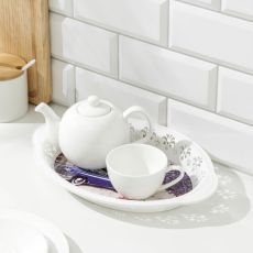 3984694 Поднос «Вензель», 30,5×21,5 см, рисунок МИКС