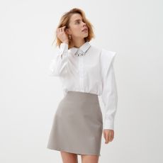 Рубашка женская MINAKU: Casual Collection, размер 50, белый