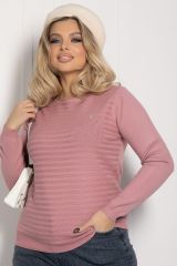 501272 LT Collection Джемпер пыльной розы