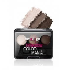 019283 Belor Design Smart girl. Тени для век трехцветные Color Mania, тон 34