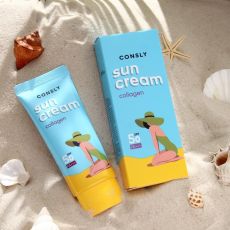 Солнцезащитный крем Consly с морским коллагеном SPF 50+/PA+++, 50 мл 9567732