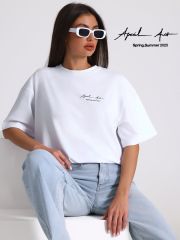516833 Апрель Футболка белый