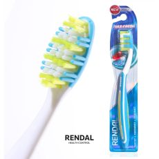 ЦЕНА ЗА 3 ШТ! 3417055 Зубная щётка Rendall 3 effect, средней жесткости, микс, 1 шт