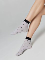 FANTASY 23С-109СП Conte elegant Носки silver-bianco