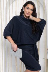 П12111 LT Collection Платье тёмно-синий
