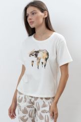 ФУТБОЛКА ЖЕНСКАЯ SWEET DREAM 5501W-20247.3H-921.1283 MELADO