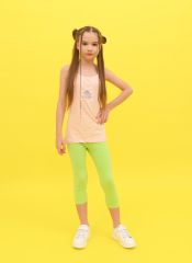 607 (2504) Леггинсы-бриджи для девочки BIYO Kids Ассорти