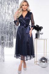 П11674 LT Collection Платье синий
