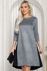 П12208-10 LT Collection Платье серебро