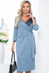 П5198 LT Collection Платье голубой